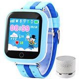 Ceas GPS Copii iUni Kid601, Telefon incorporat, Alarma SOS, 1.54 Inch, Touchscreen, Jocuri, Blue + B